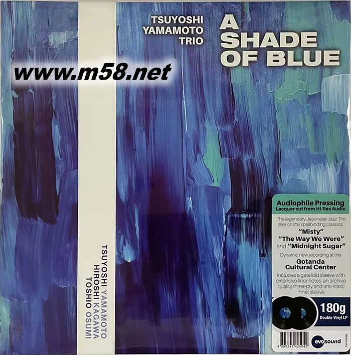 三本剛 A SHADE OF BLUE 藍色陰影 黑膠專輯正面圖片