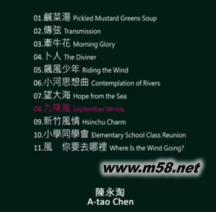 傳弦 1996-2024精選專輯背面圖片