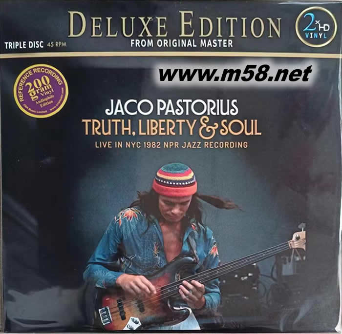 低音結(jié)他非凡錄音Live in NYC 1982 NPR Truth, Liberty & Soul (200g 45rpm 3LP) 三黑膠套裝專輯正面圖片
