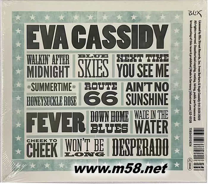 午夜漫步 WALKIN AFTER MIDNIGHT專輯背面圖片