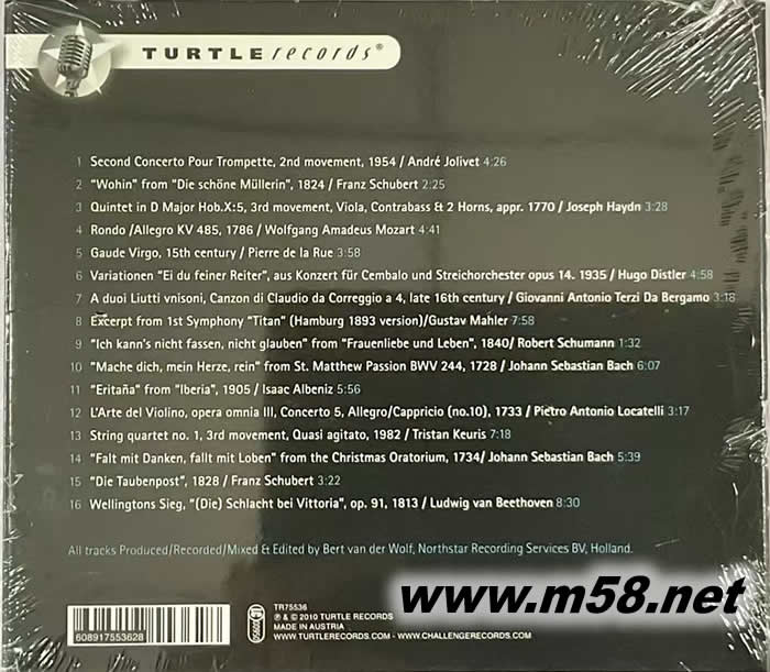 AUDIO PHYSIC - 發(fā)燒經(jīng)典25年專輯背面圖片