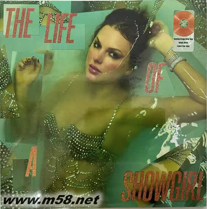 The Life of a Showgirl 彩膠 橙膠 黑膠專輯正面圖片