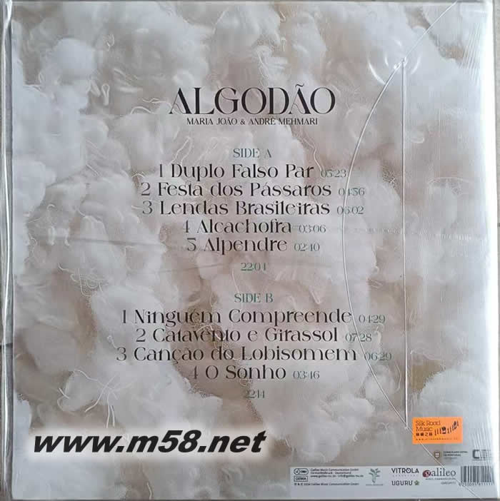 Algodao 棉花 瑪麗亞‧若昂與安德烈‧梅馬里 葡萄牙國寶 黑膠專輯背面圖片