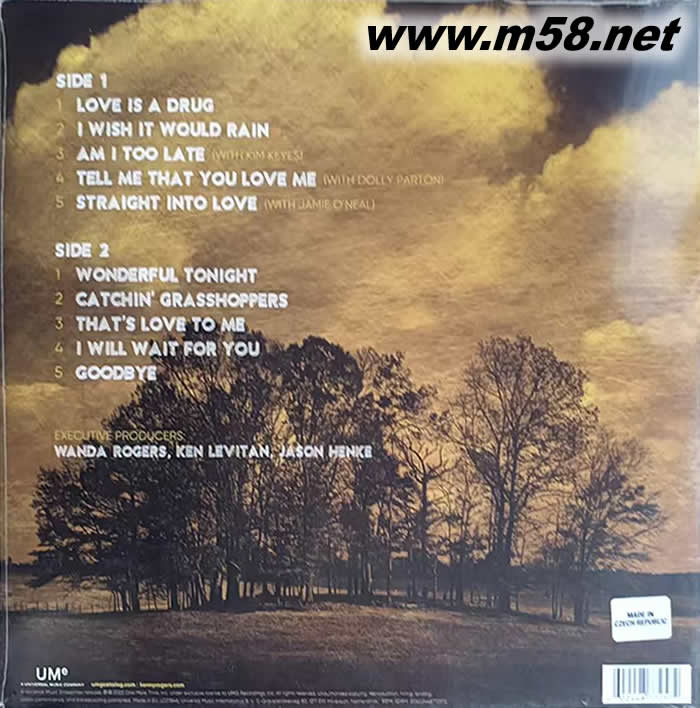 LIFE IS LIKE A SONG(鄉村音樂專輯)黑膠專輯背面圖片