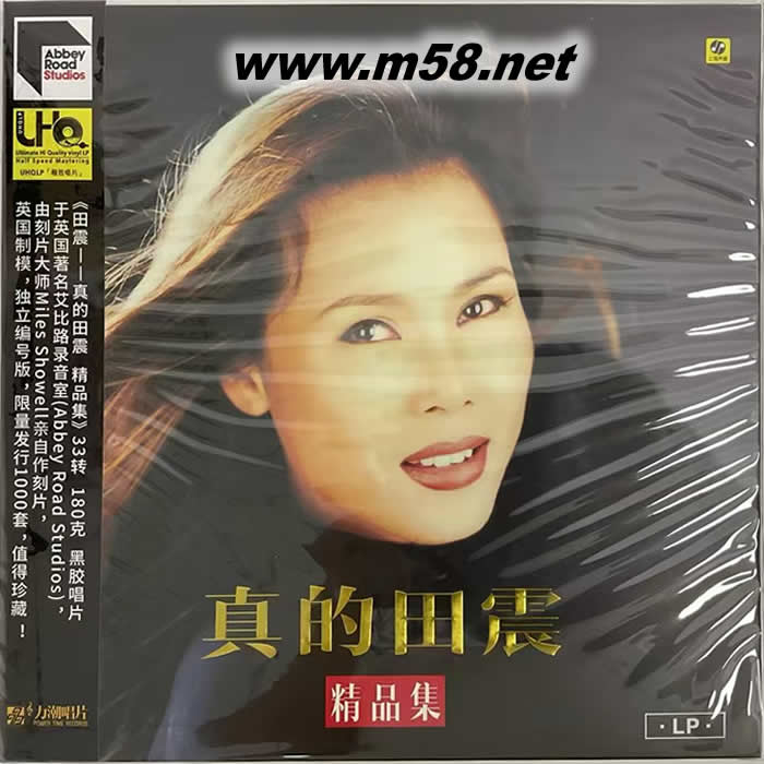 真的田震 黑膠 UHQLP 限量版專輯正面圖片