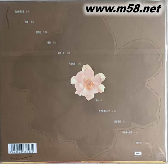 人間有情 (升級 復(fù)黑王)專輯背面圖片