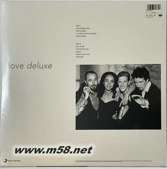 華麗愛情LOVE DELUXE 黑膠專輯背面圖片